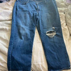 Levi's BOYFRIEND Plus Size 22W ripped jeans